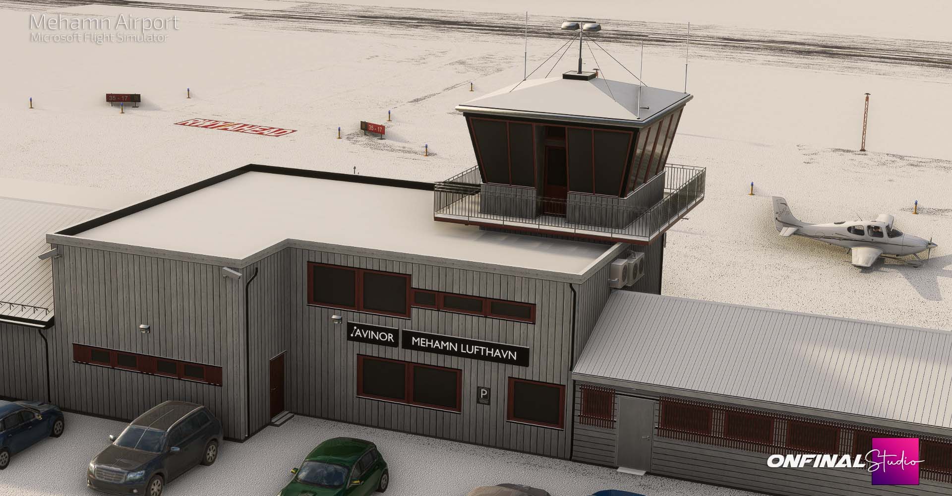 Mehamn Airport ENMH Scenery MSFS 2021 P3D Prepar3d