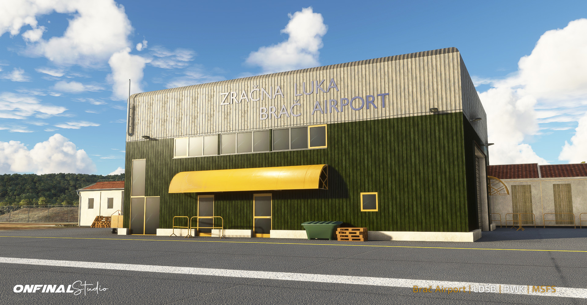 Bol Brac Airport LDSB Scenery MSFS Bol Microsoft Flight Simulator 2020 P3D Prepar3d