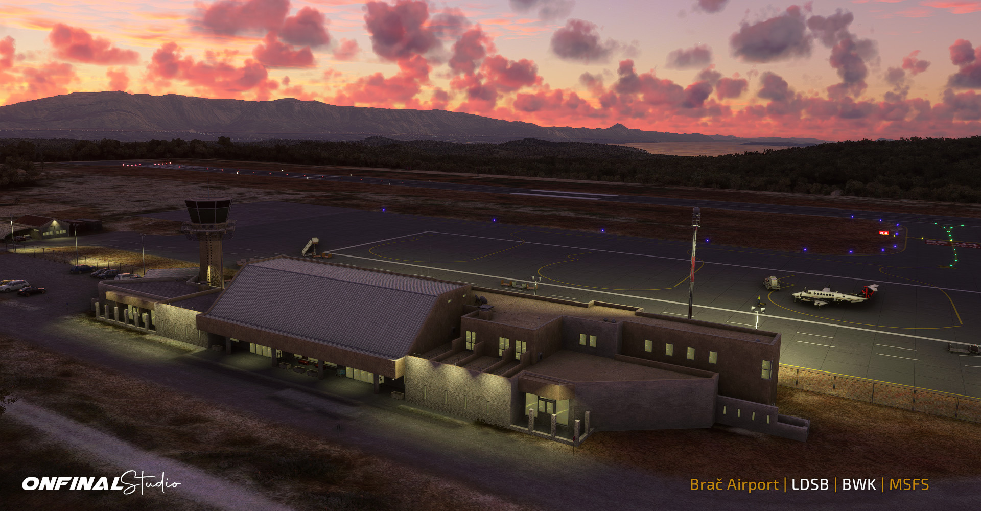 Bol Brac Airport LDSB Scenery MSFS Bol Microsoft Flight Simulator 2020 P3D Prepar3d