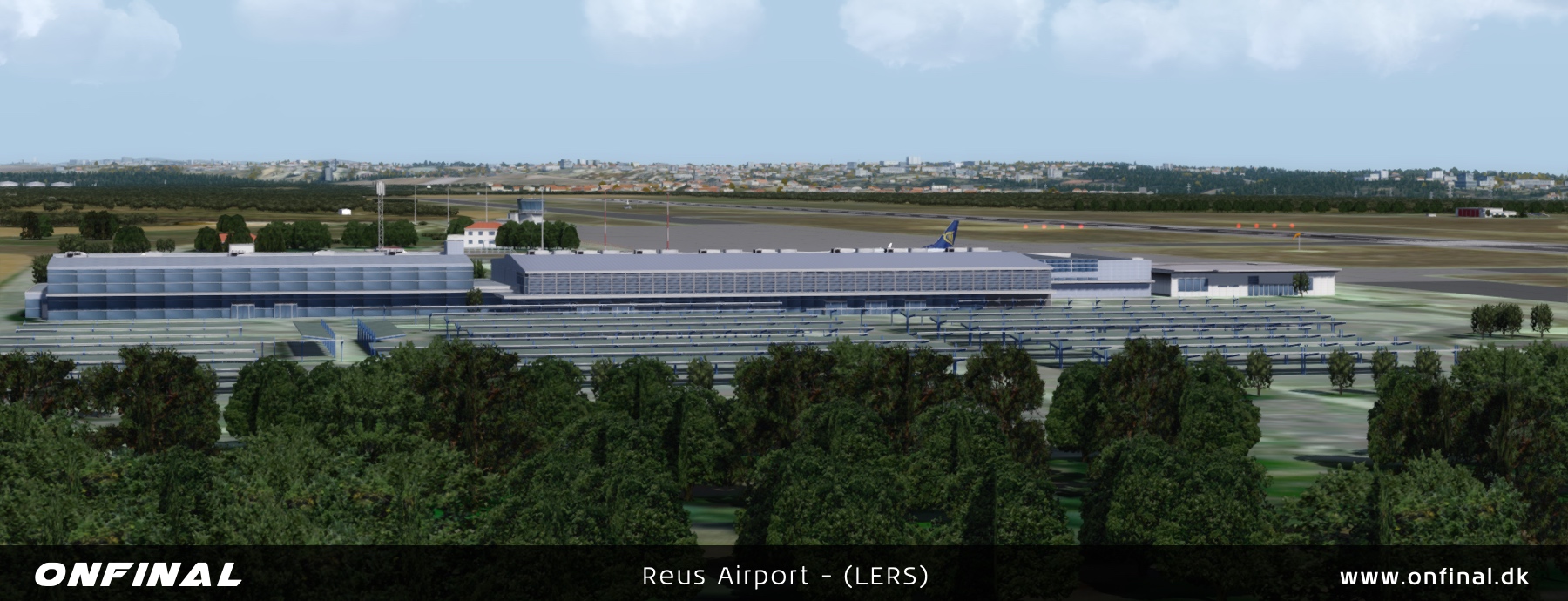 Reus Airport LERS Terminal Night P3D Scenery