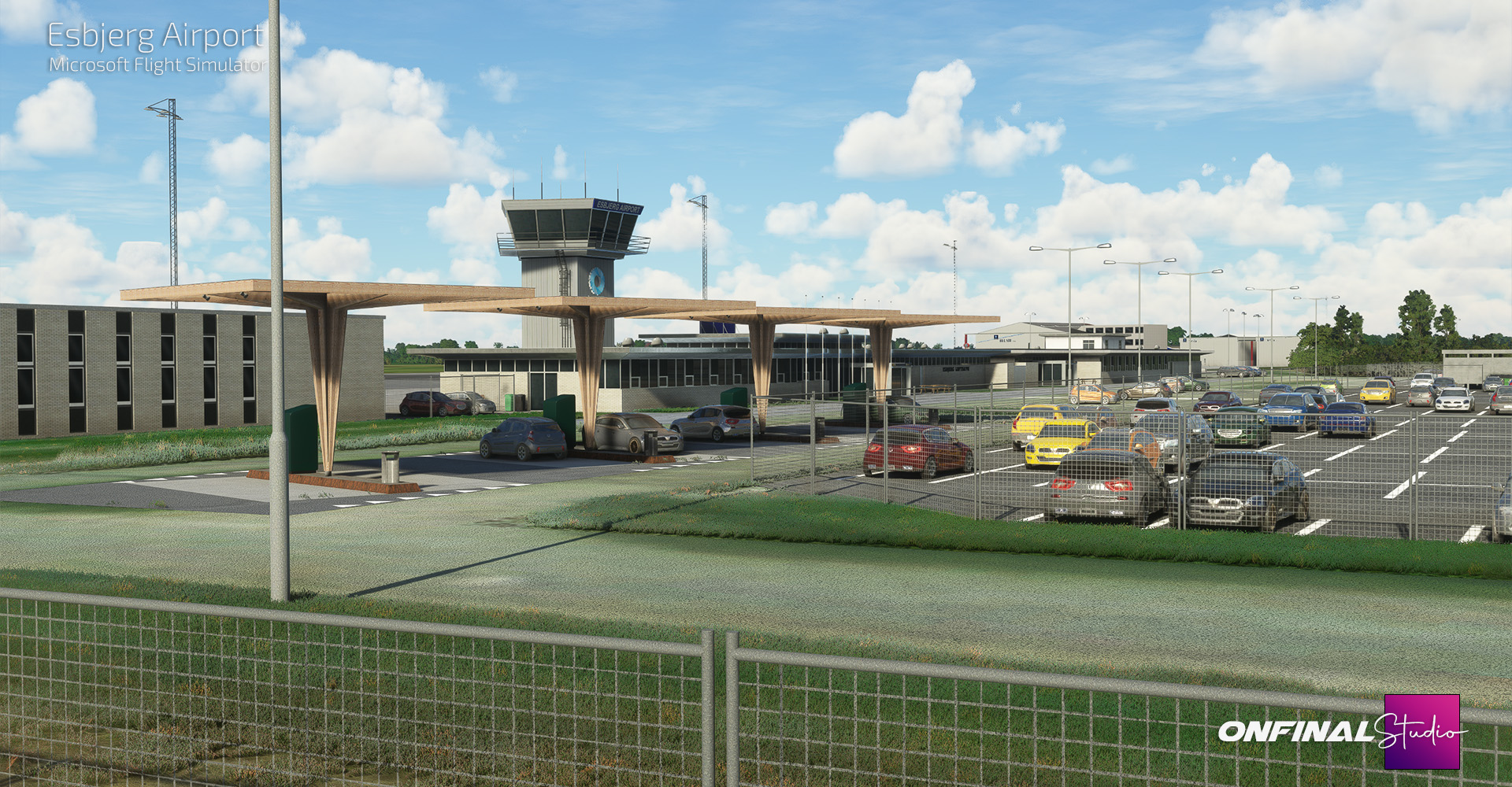 Esbjerg Airport EKEB Scenery MSFS 2020 P3D Prepar3d